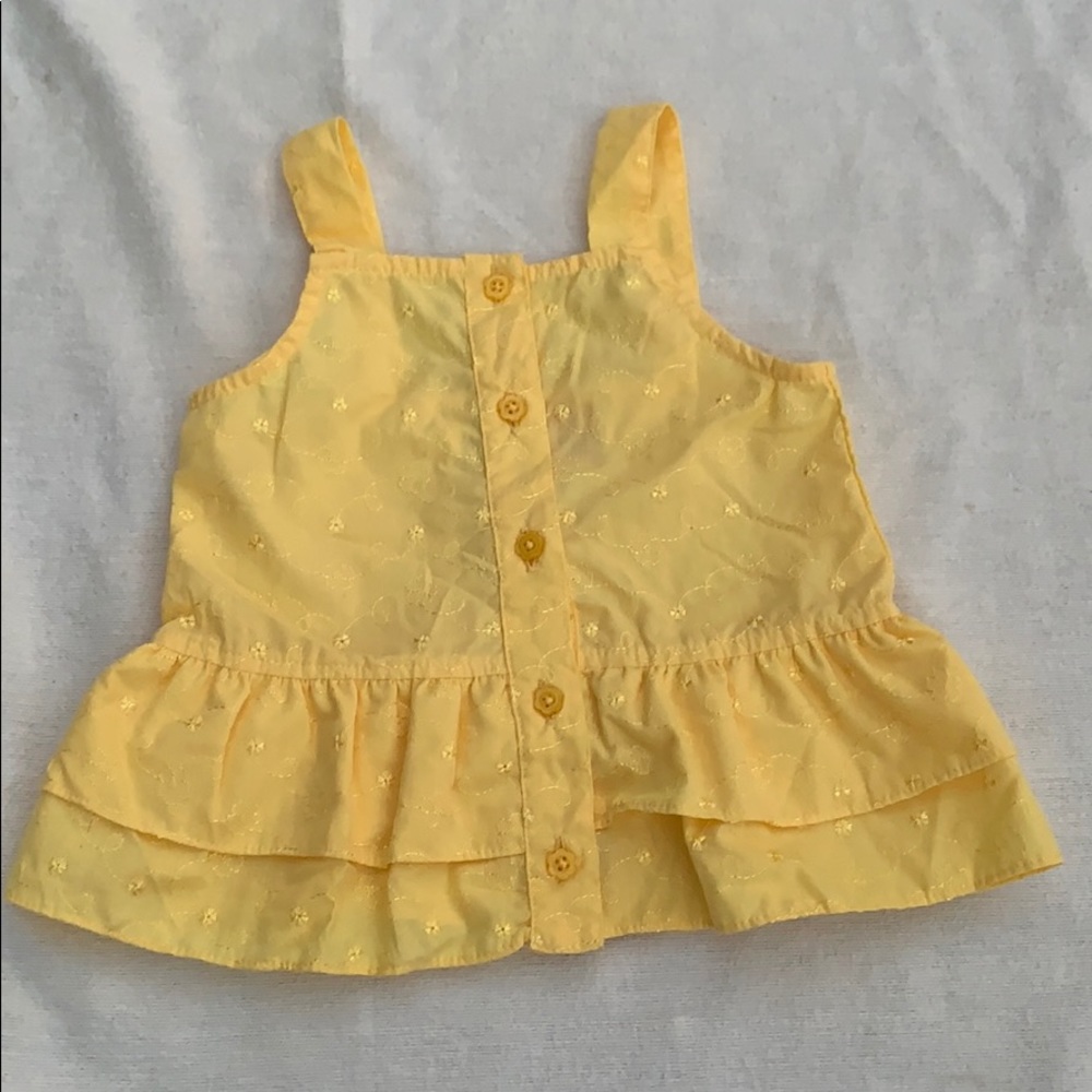 Penelope Mack 3T Girls eyelet ruffle tank top